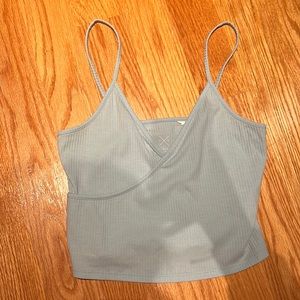 Baby blue tank top